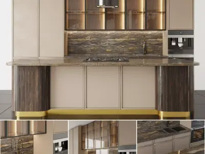 Kitchen 039 3D model