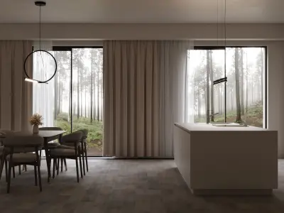 COZY APARTMENT - Interior scene - 3d model 3D model