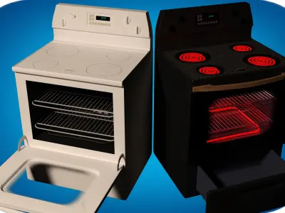 Electric Stove 3D model