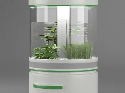 Sci-Fi Lab Hydroponic 3D 3D model