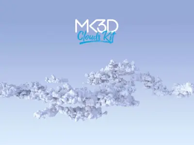 Clouds Kit 3D model