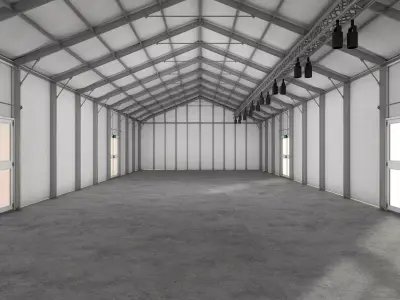 Event Exhibition Tent 2 3D model