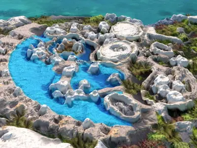 The Heart of Europe Island 3D model