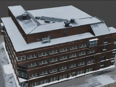 centrum 11 building from 3d scan Free 3D model