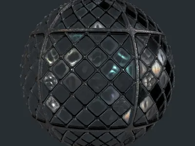 Glass windows PBR seamless textures and material Texture