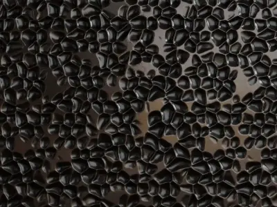 Dark Forged Dimpled Hammered Metal PBR Seamless Texture