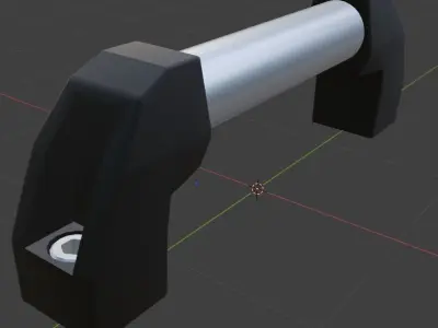 HANDLE tube with light 3D model