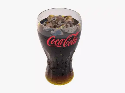 Coca-Cola Glass 3D model
