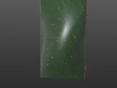 Steel Door Free 3D model