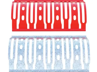 Bicycle stands flat 3D model