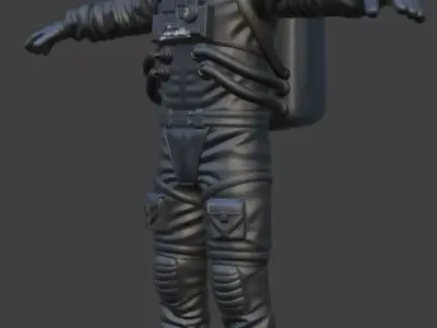 Astronaut Spacesuit 3D Model 3D model