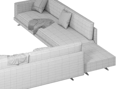 Mondrian Sofa 3D model