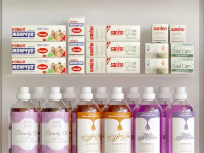 Pharmacy Showcase 3D model
