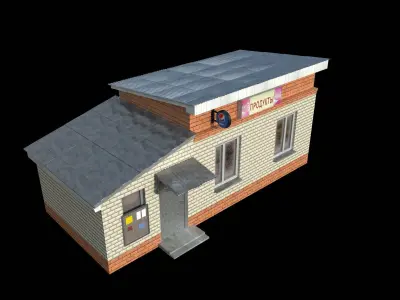 Store old PBR texture Low-poly 3D model