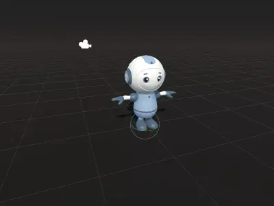 Minirobotic4 Low-poly 3D model
