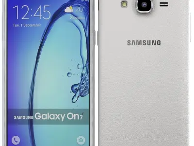 Samsung Galaxy On7 White 3D model