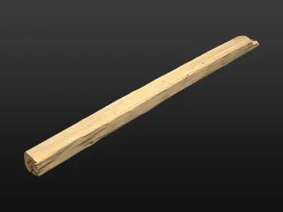 Wood Beam 08 3D model