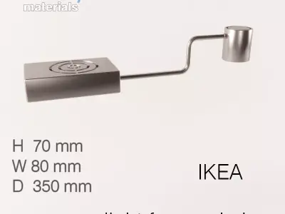 LightGrundtal - lighting for wardrobe 3D model