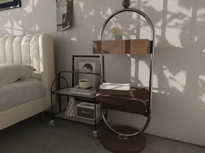 modern bedroom 3D model