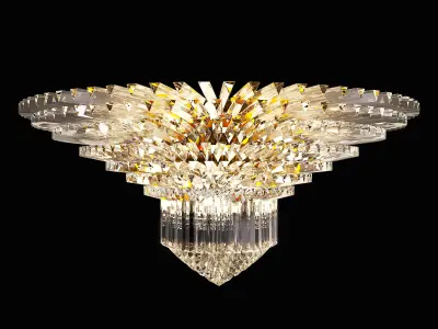 Chandelier Novaresi SKYCITY 180 3D model