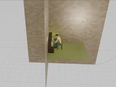 Switchboard and Operator 3D model