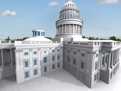 United States Capitol Building 3D model