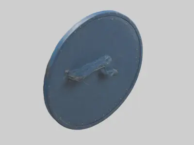Cool Shield Model 1 Low-poly 3D model