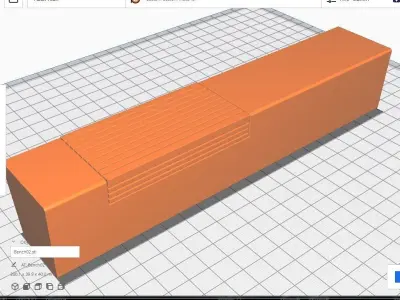 Bench  M02 Low-poly 3D model