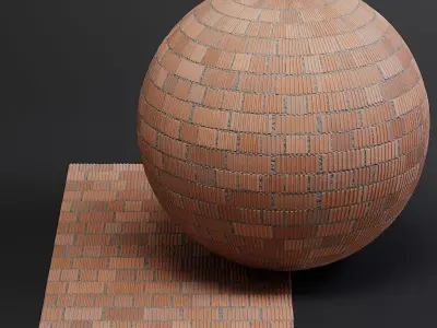 Bricks vol07 Corrugated 8K Seamless PBR Materials Texture