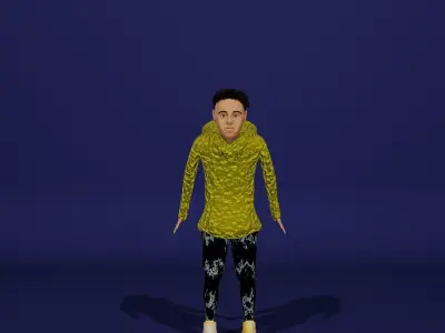 Street guy 3D model
