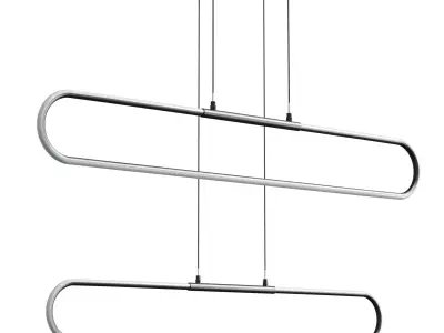 OVAL YATAY LED LAMBA Low-poly 3D model