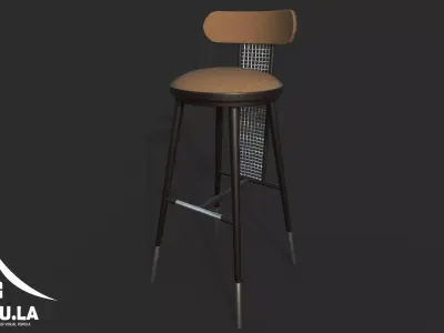 Bar Chair 3D model buy