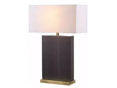 Leather Table Lamp 3D model