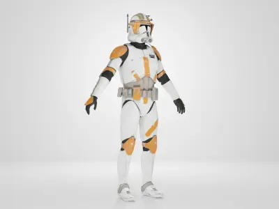 Armor suit Low-poly 3D model 3D model