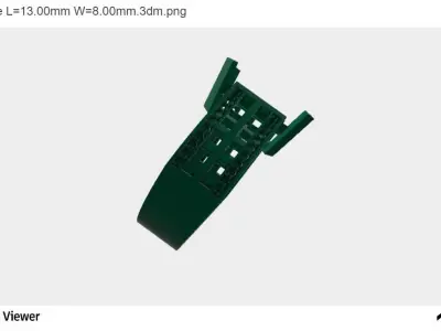 Men Ring With Emerald Cut Center Stone 3D print model