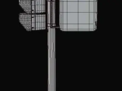 Traffic Lamp 3D model