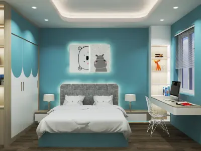 Room of Daughter Free 3D model