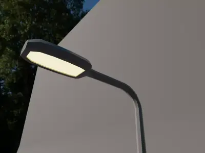 Modular Urban Street  and Traffic Props Pack  Low-poly 3D model