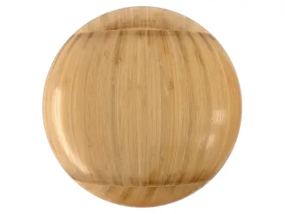 3 Realistic bamboo materials set Low-poly 3D model