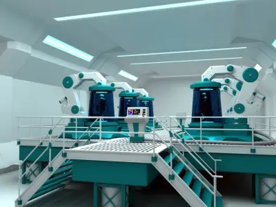 Futuristic Medical Chamber 3D model