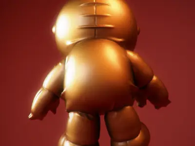Astro Teddy 3D print model