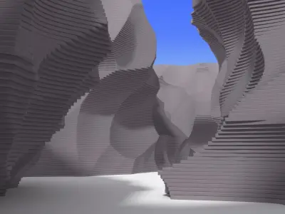 Abstract Layered Environment 3D model