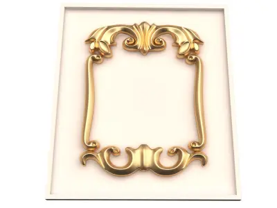 Kitchen Cabinet Door Classic Shahin Low-poly 3D model