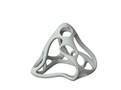 SciFi Cube Object No 63995 Low Poly Shape Low-poly 3D model