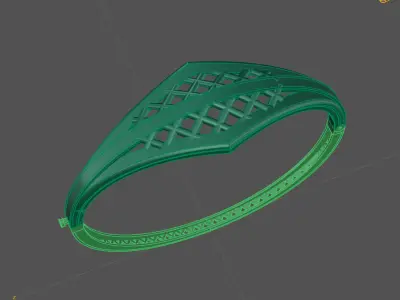 Womens Bracelets Bangles 3DM STL OBJ With Details  3D print model