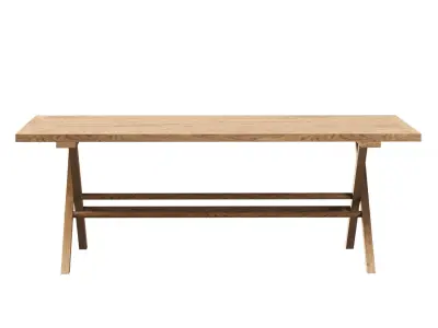 Alesso wooden dining table  3D model