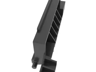 Latch for Microwave door Samsung GE711KR-LBWT 3D print model