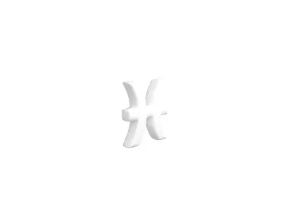 Pisces v2 002 Low-poly 3D model