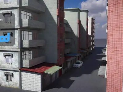 TW Street apartment 3D model