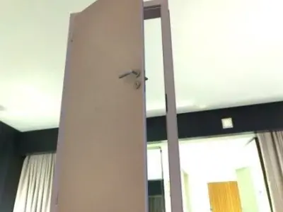 Openable Door - Animated for Blender Low-poly 3D model